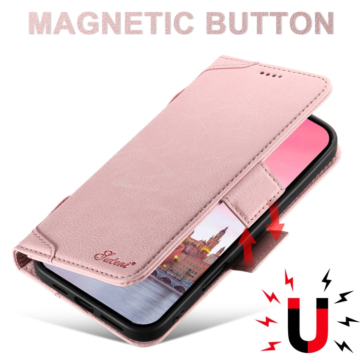 For iPhone 16 SUTENI J07 Multifunctional Horizontal Flip Magsafe Leather Phone Case