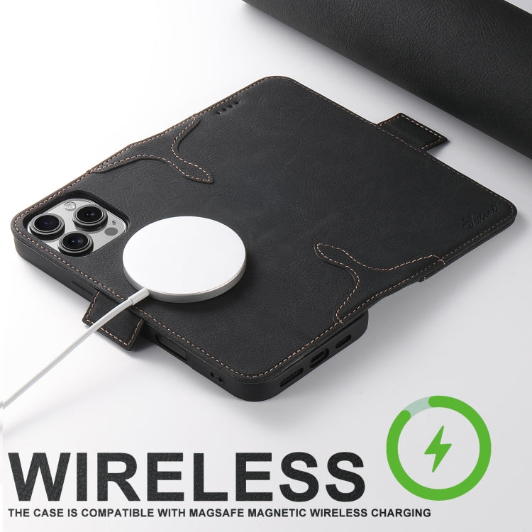 For iPhone 16 Pro SUTENI J07 Multifunctional Horizontal Flip Magsafe Leather Phone Case