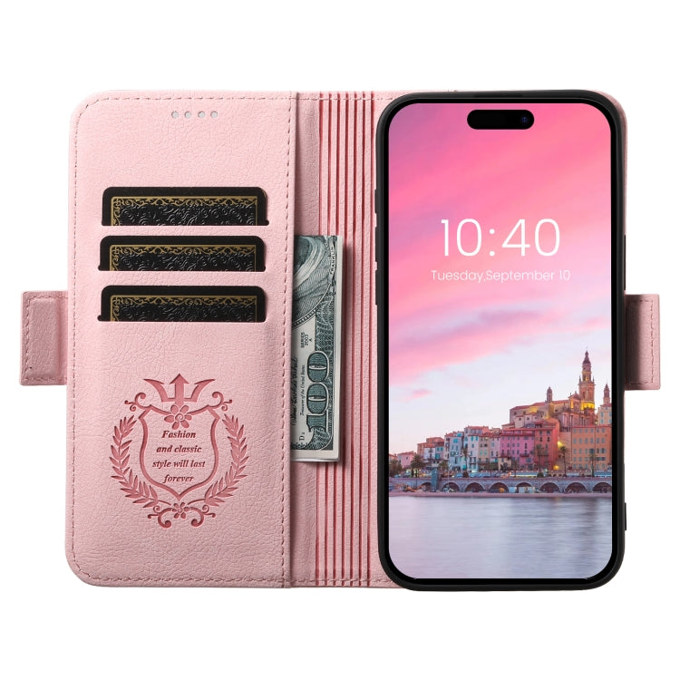 For iPhone 16 Pro SUTENI J07 Multifunctional Horizontal Flip Magsafe Leather Phone Case