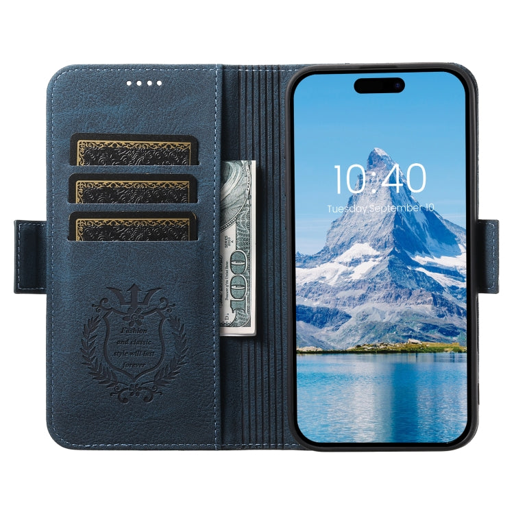 For iPhone 16 Pro Max SUTENI J07 Multifunctional Horizontal Flip Magsafe Leather Phone Case