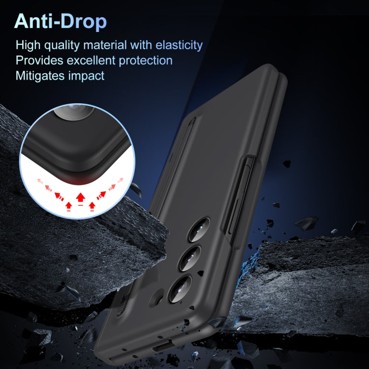 For Galaxy Z Fold6 5G Long Chi Grain Leather Shockproof Phone Case, No Pen