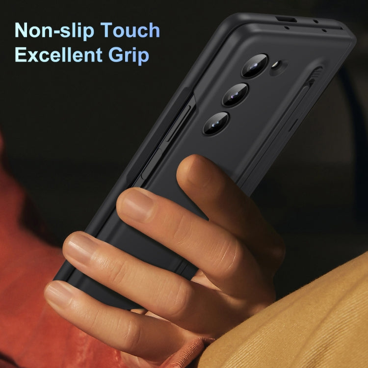 For Galaxy Z Fold6 5G Long Chi Grain Leather Shockproof Phone Case, No Pen