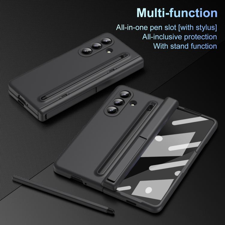 For Galaxy Z Fold8 Ultra 5G Long Chi Grain Leather Shockproof Phone Case, No Pen