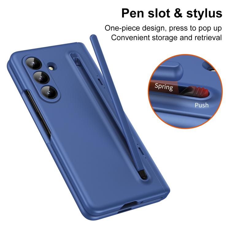 For Galaxy Z Fold8 Ultra 5G Long Chi Grain Leather Shockproof Phone Case, No Pen