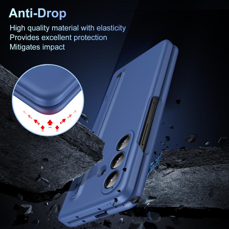For Galaxy Z Fold8 Ultra 5G Long Chi Grain Leather Shockproof Phone Case, No Pen