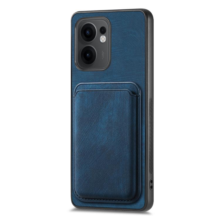 For OPPO Reno13 F Retro Leather Card Bag Magnetic Phone Case