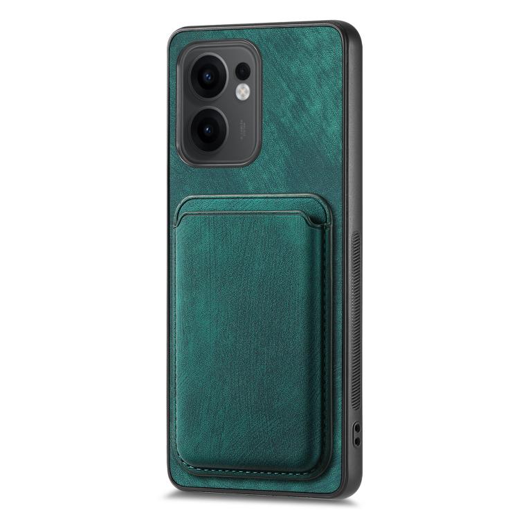 For OPPO Reno13 F Retro Leather Card Bag Magnetic Phone Case