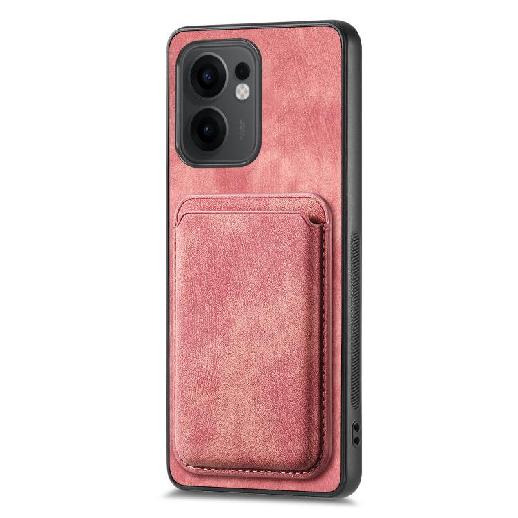 For OPPO Reno13 F Retro Leather Card Bag Magnetic Phone Case