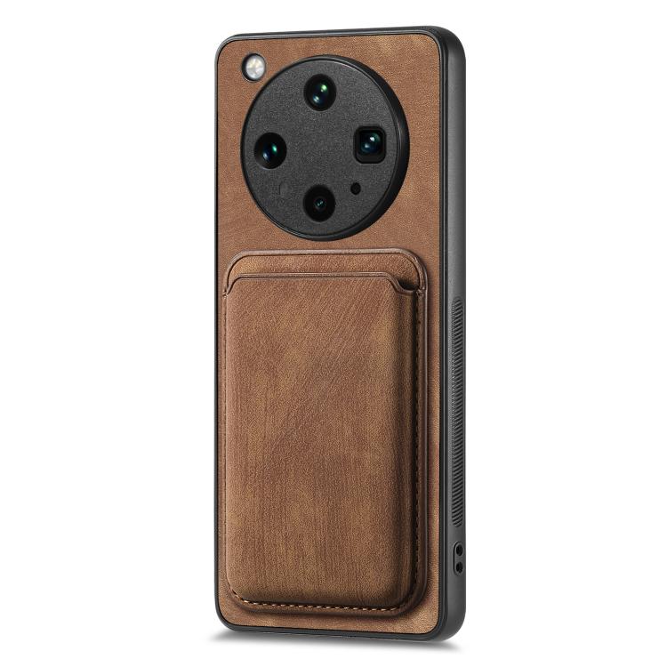 For OPPO Find X8 Ultra Retro Leather Card Bag Magnetic Phone Case