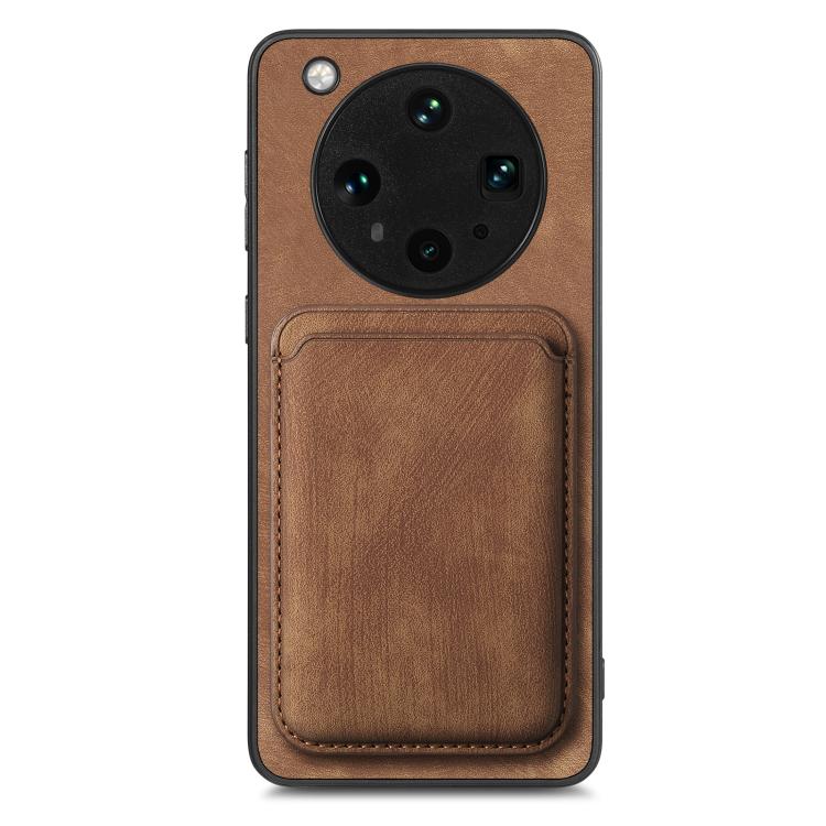 For OPPO Find X8 Ultra Retro Leather Card Bag Magnetic Phone Case