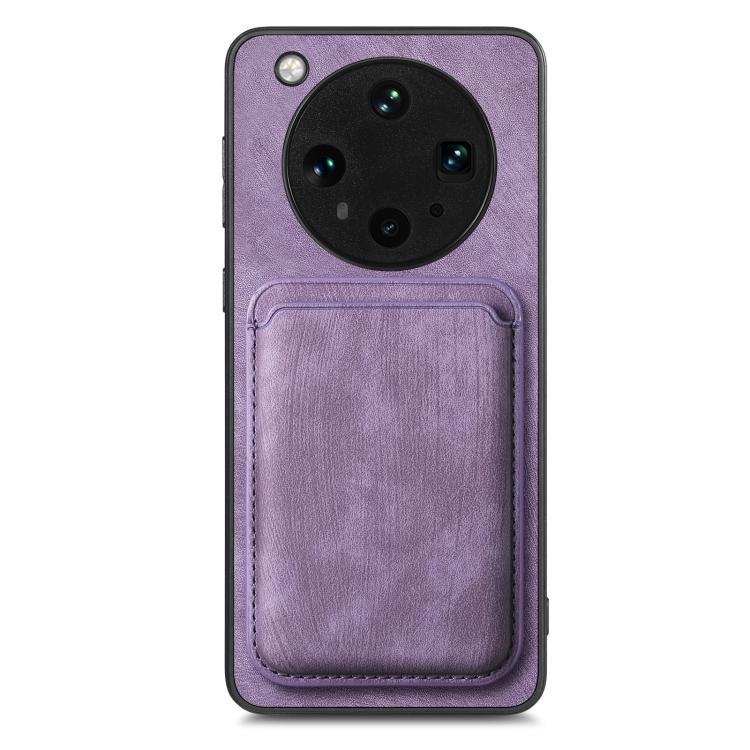For OPPO Find X8 Ultra Retro Leather Card Bag Magnetic Phone Case