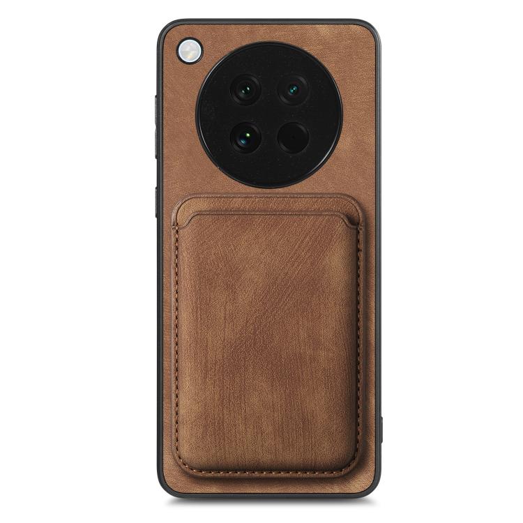 For OPPO Find X8s Retro Leather Card Bag Magnetic Phone Case