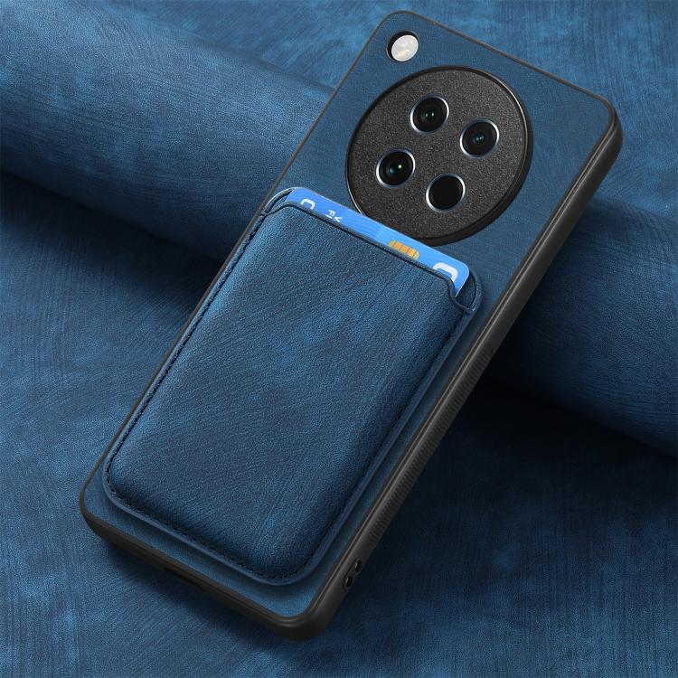 For OPPO Find X8s Retro Leather Card Bag Magnetic Phone Case