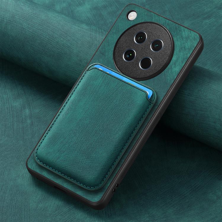 For OPPO Find X8s Retro Leather Card Bag Magnetic Phone Case