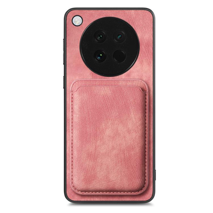 For OPPO Find X8s Retro Leather Card Bag Magnetic Phone Case