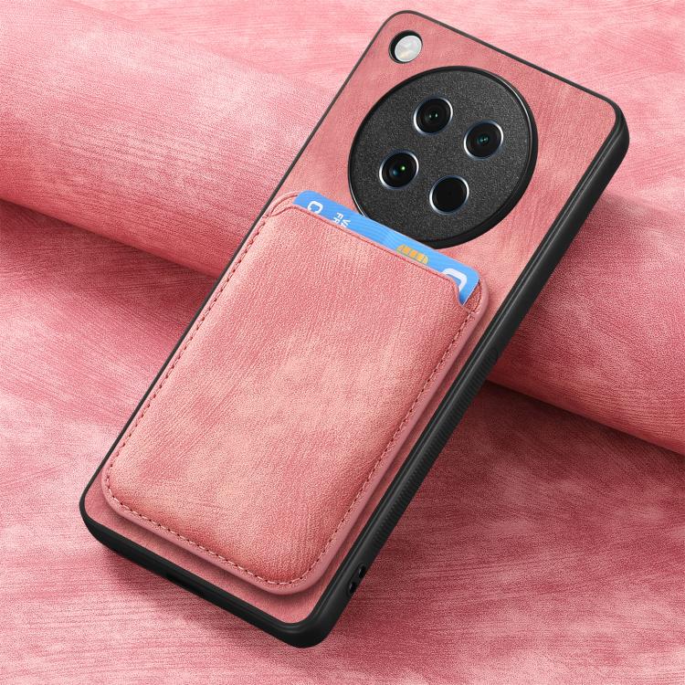For OPPO Find X8s Retro Leather Card Bag Magnetic Phone Case
