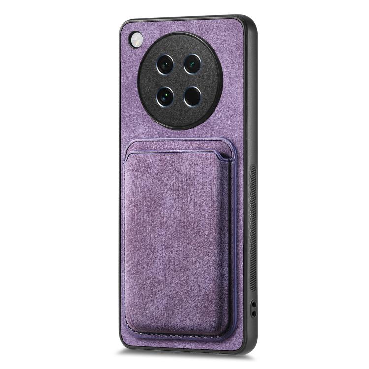 For OPPO Find X8s Retro Leather Card Bag Magnetic Phone Case