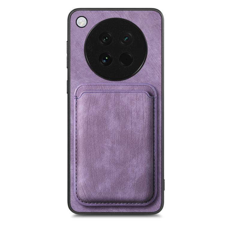 For OPPO Find X8s Retro Leather Card Bag Magnetic Phone Case