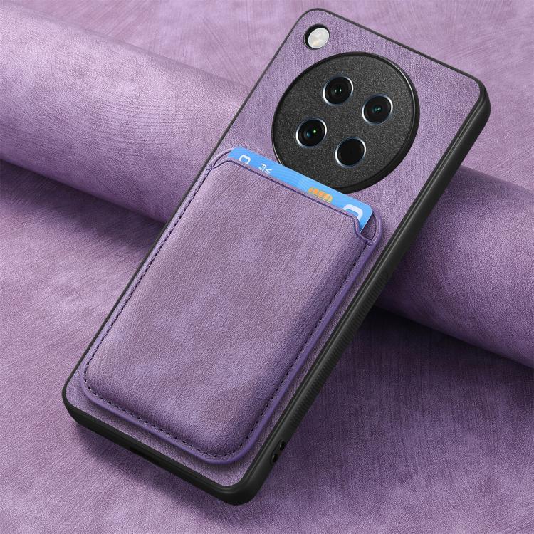 For OPPO Find X8s Retro Leather Card Bag Magnetic Phone Case