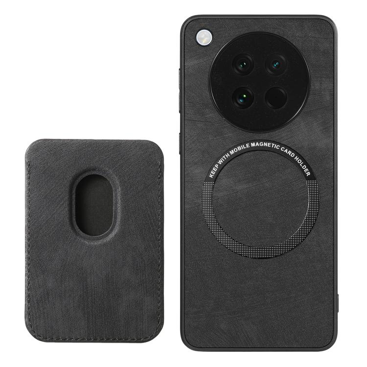 For OPPO Find X8s Retro Leather Card Bag Magnetic Phone Case