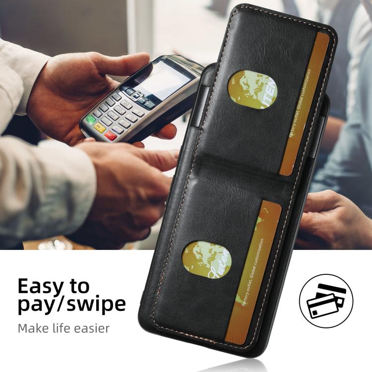 For Google Pixel 9 Pro Suteni H03 Oil Wax Leather Wallet Stand Back Phone Case