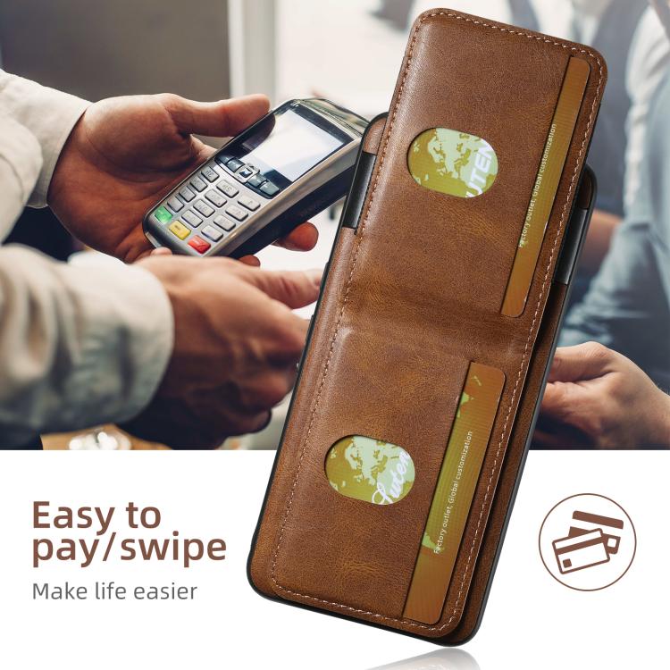 For Google Pixel 10 Suteni H03 Oil Wax Leather Wallet Stand Back Phone Case