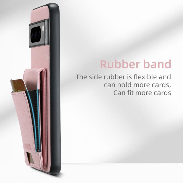 For Google Pixel 9 Pro XL Suteni H03 Litchi Leather Card Bag Stand Back Phone Case