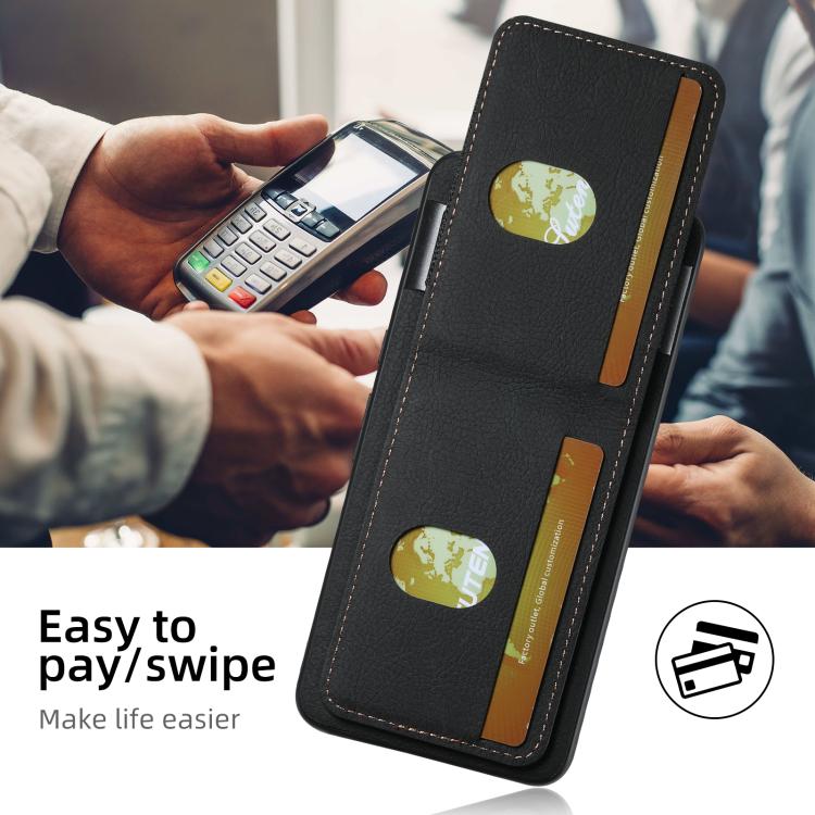 For Google Pixel 9 Suteni H03 Litchi Leather Card Bag Stand Back Phone Case