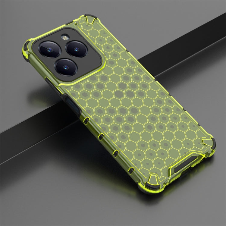 For Realme C63 4G Shockproof Honeycomb Phone Case
