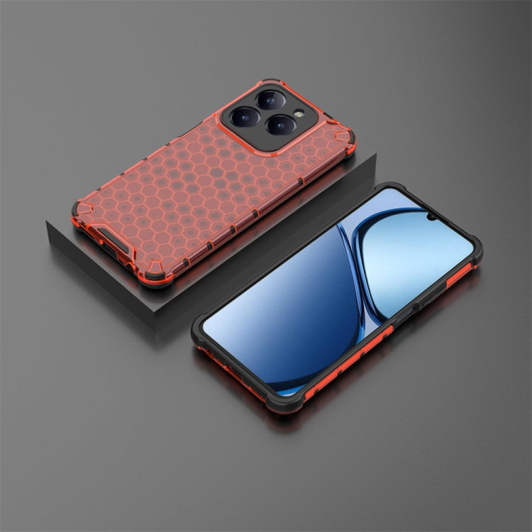 For  Realme C61 4G Shockproof Honeycomb Phone Case