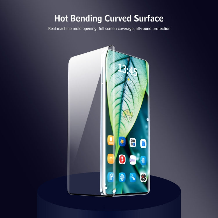 For vivo S19 Pro ENKAY Easy Install Hot Bending Full Coverage Side Glue Tempered Glass Film