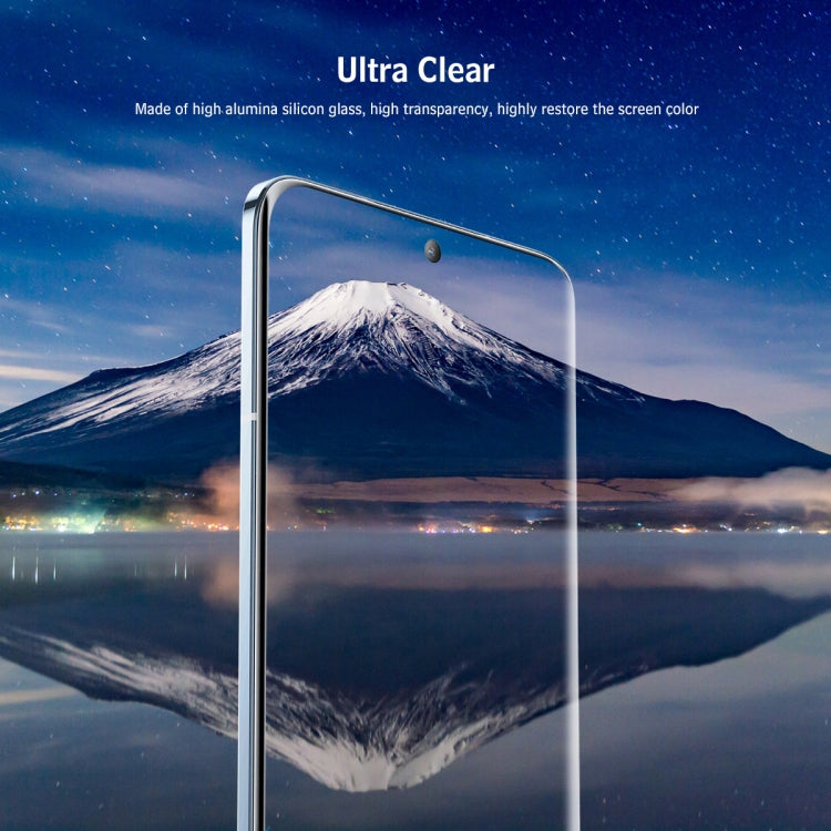 For vivo X100 Ultra ENKAY Easy Install Hot Bending Full Coverage Side Glue Tempered Glass Film