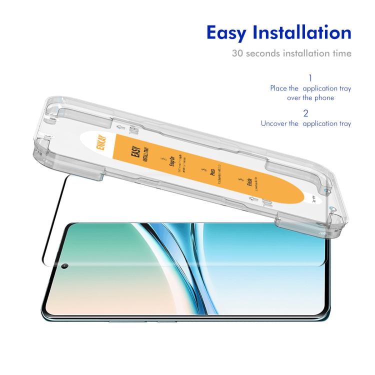 For Redmi Note 15 Pro+ 5G Global 163.3mm ENKAY Easy Install Hot Bending Full Coverage Side Glue Tempered Glass Film