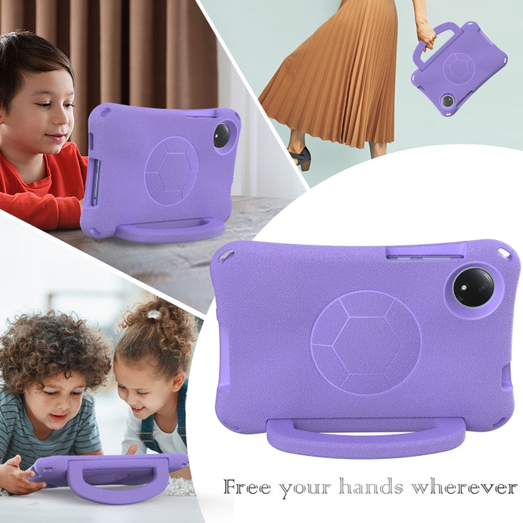 For Xiaomi Redmi Pad SE 8.7 2024 Handle Football Shaped EVA Shockproof Tablet Case