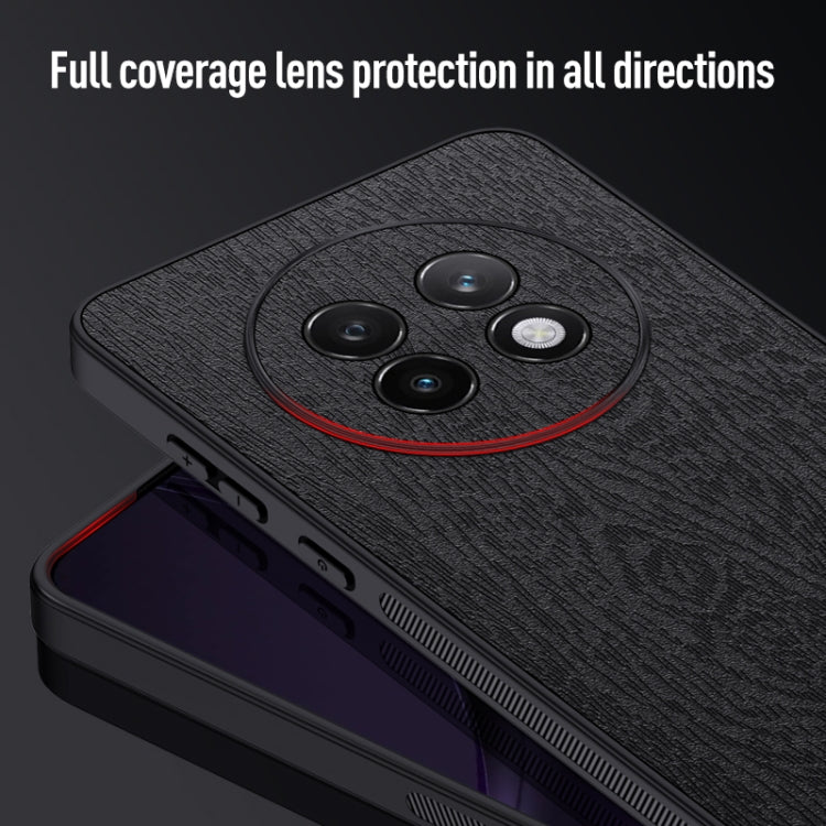 For Realme 13 Pro+ Tree Bark Leather Shockproof Phone Case