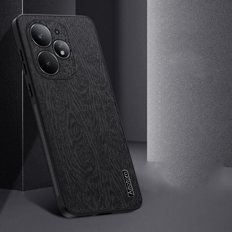 For Realme Neo7 Turbo Tree Bark Leather Shockproof Phone Case