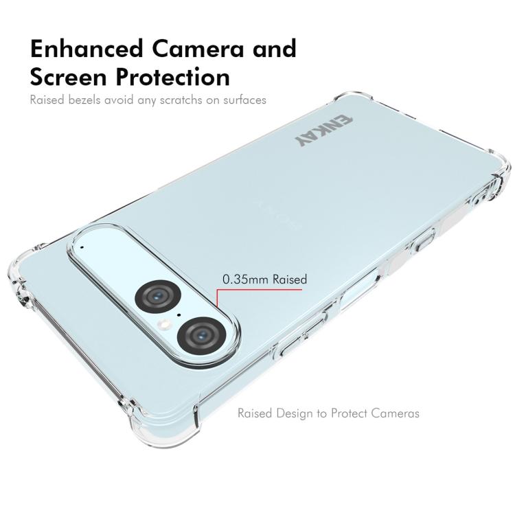 For Sony Xperia 10 VII ENKAY Hat-Prince Transparent TPU Shockproof Phone Case