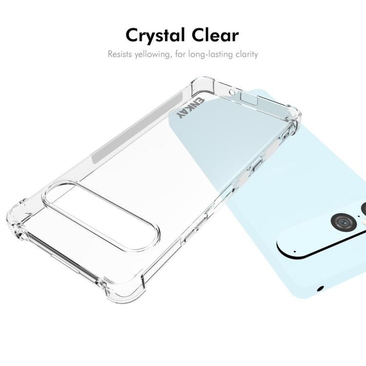 For Sony Xperia 10 VII ENKAY Hat-Prince Transparent TPU Shockproof Phone Case