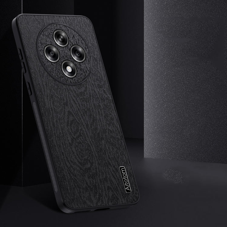 For OPPO A3 China Tree Bark Leather Shockproof Phone Case