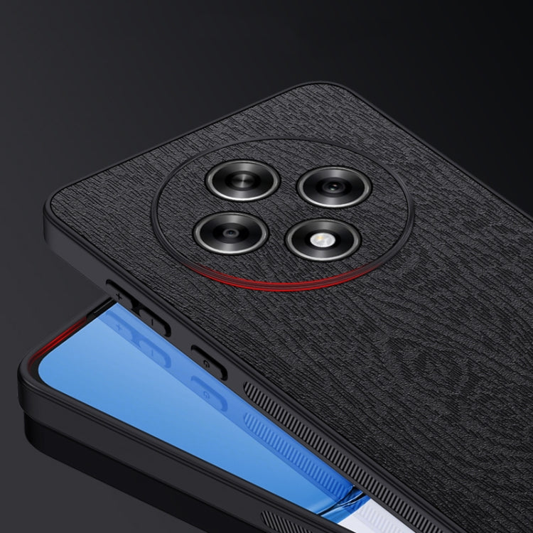 For OPPO A3 China Tree Bark Leather Shockproof Phone Case