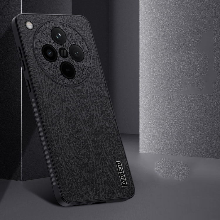 For OPPO Find X8 Pro Tree Bark Leather Shockproof Phone Case