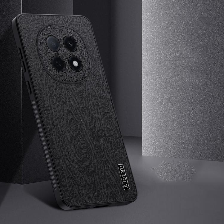 For  OPPO A5  Pro China Tree Bark Leather Shockproof Phone Case