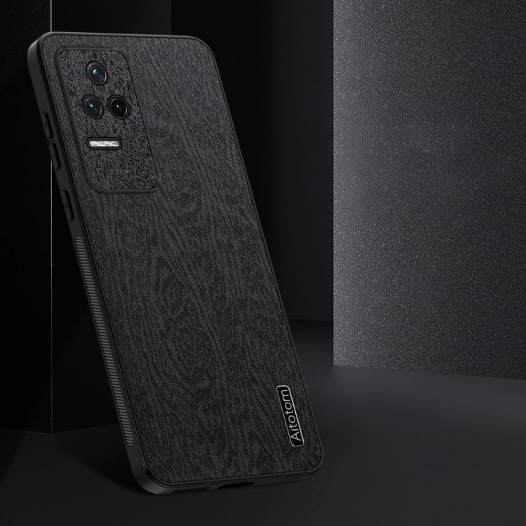 For Xiaomi Redmi K50 Tree Bark Leather Shockproof Phone Case