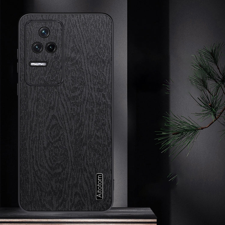 For Xiaomi Redmi K50 Tree Bark Leather Shockproof Phone Case
