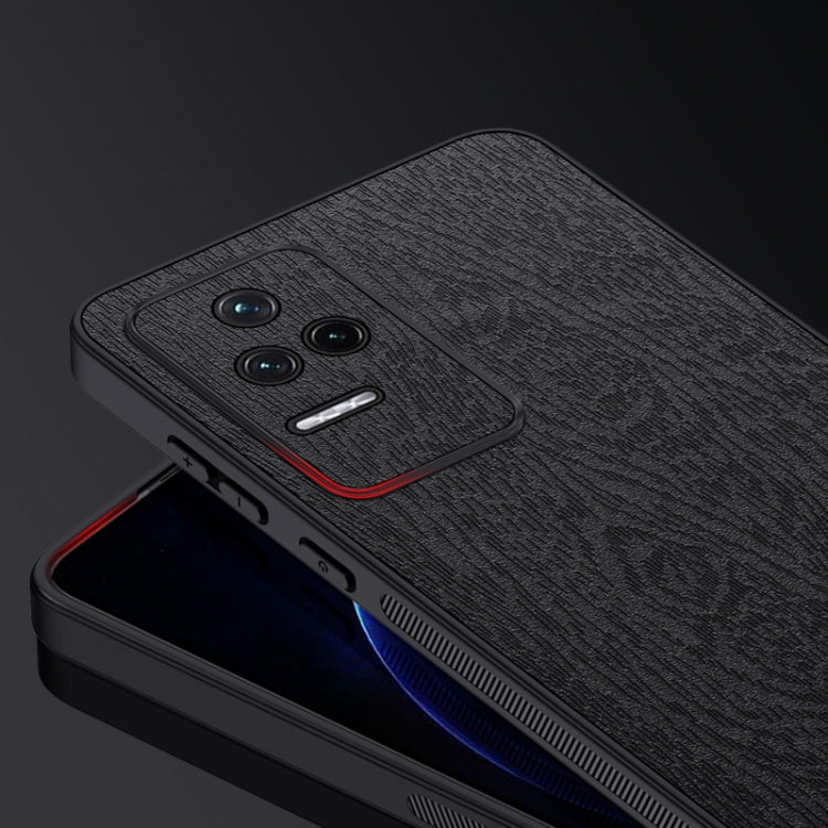 For Xiaomi Redmi K50 Tree Bark Leather Shockproof Phone Case