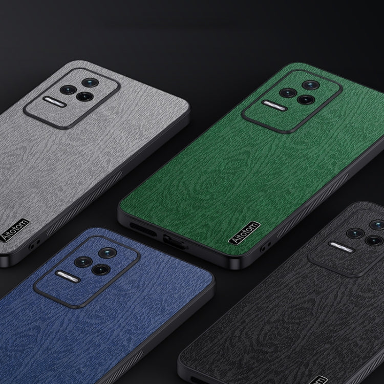 For Xiaomi Redmi K50 Pro Tree Bark Leather Shockproof Phone Case