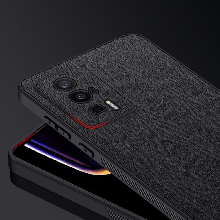 For Xiaomi Redmi K60 Pro Tree Bark Leather Shockproof Phone Case