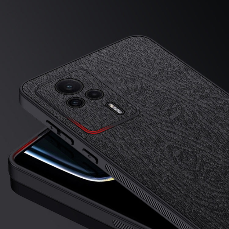 For Xiaomi Redmi K60E Tree Bark Leather Shockproof Phone Case