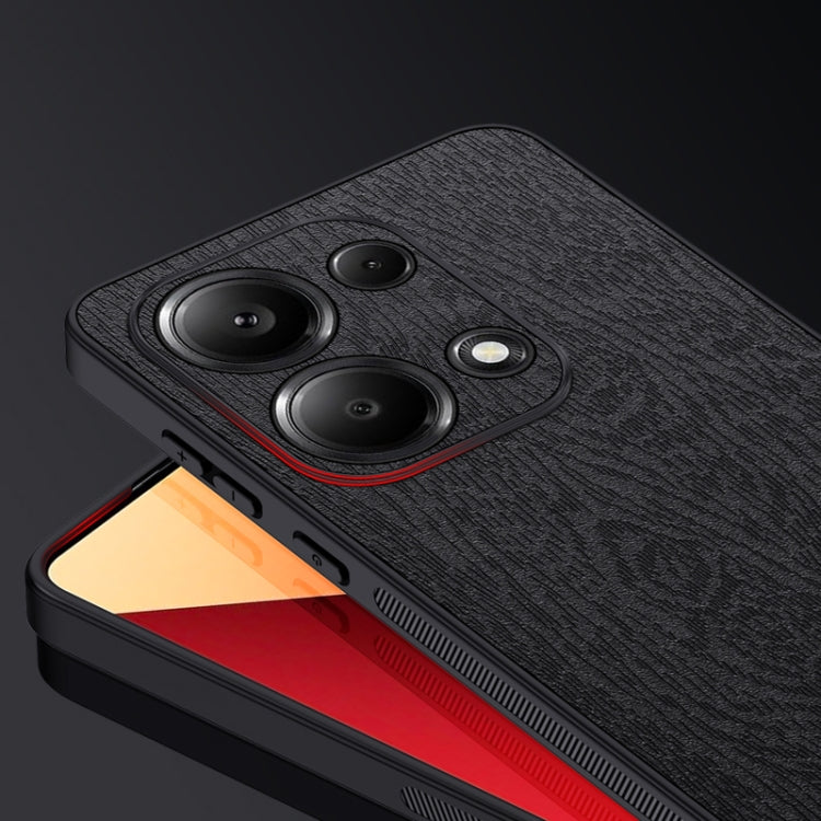 For Xiaomi Redmi Note 13 Pro 4G Tree Bark Leather Shockproof Phone Case