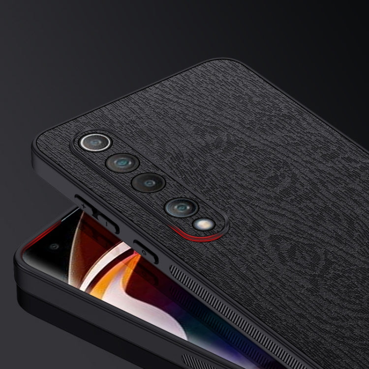 For Xiaomi Mi 10 Tree Bark Leather Shockproof Phone Case